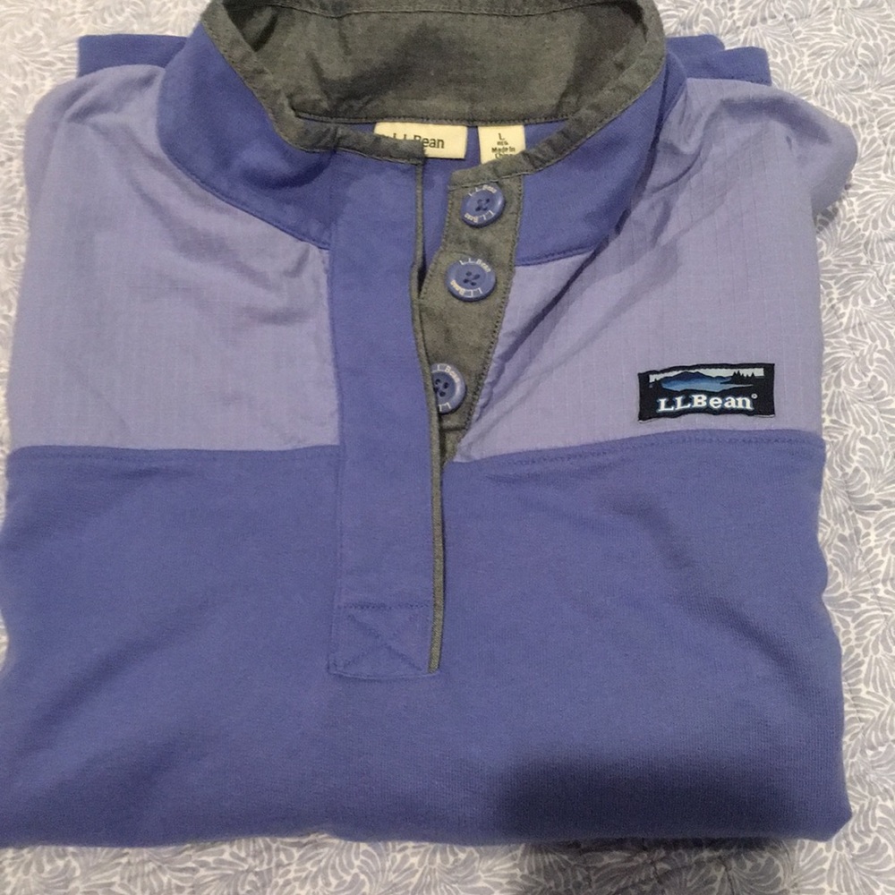 Cute soft indigo cotton rugby shirt